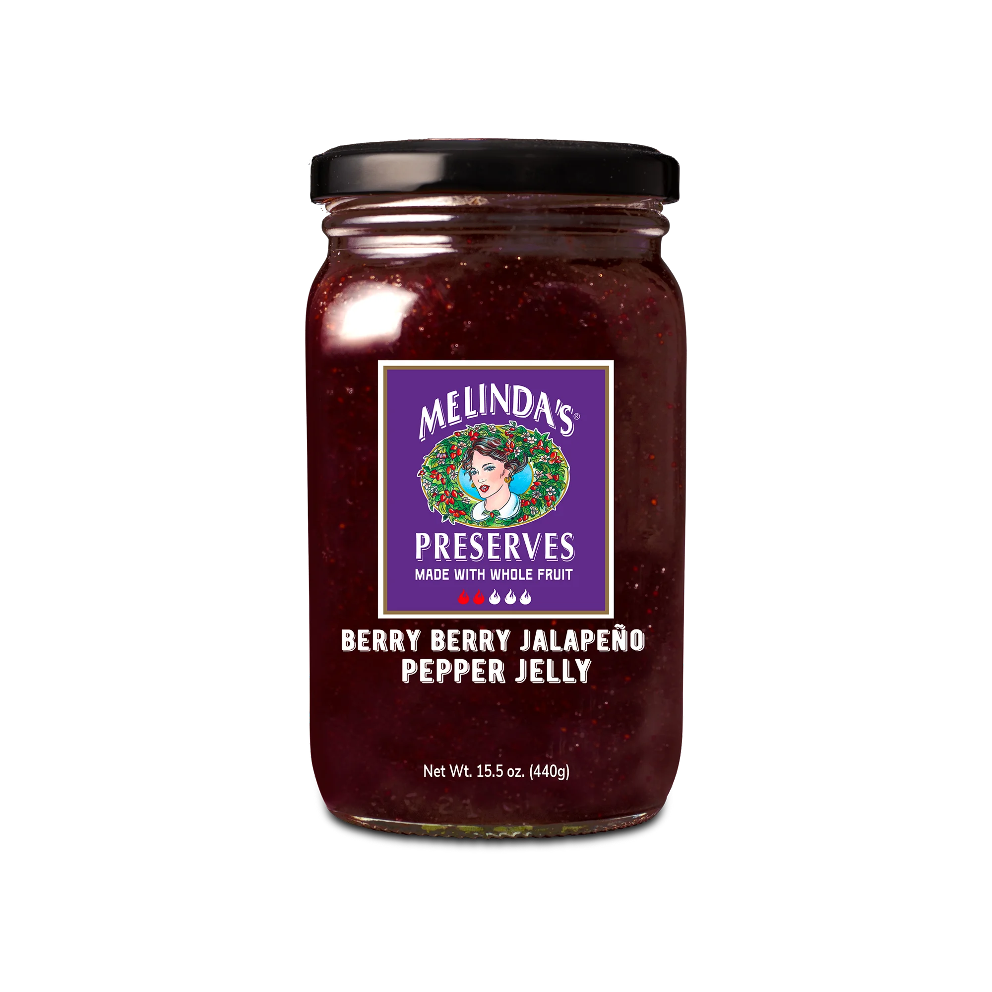 Melinda's Whole Fruit Preserves Berry Berry Jalapeno